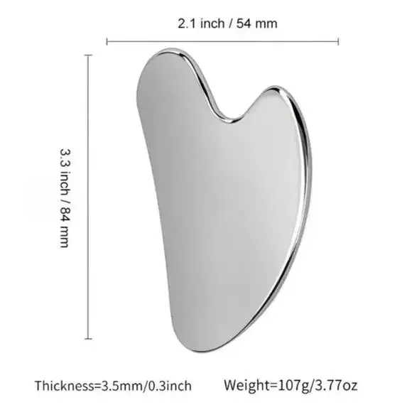 Guasha (Facial Tool)-(Silver)-(New)-$15.00 - Picture 6 of 7